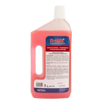 D-LUX Podłogi bez smug Guma balonowa - Płyn do mycia podłóg 1L
