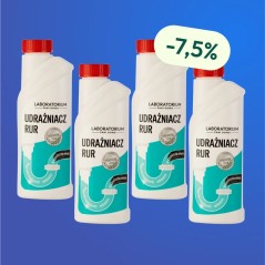 D-LUX - Udrażniacz Do Rur 500ml - Zestaw 4 butelek z rabatem