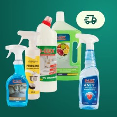 Zestaw podręczny 1 + D-LUX - D-LUX Antybakteryjny 550 ml z Darmową Wysyłką