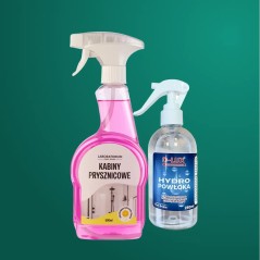 Zestaw D-LUX Powłoka Hydrofobowa 250ml + D-LUX Kabiny Prysznicowe 500ml