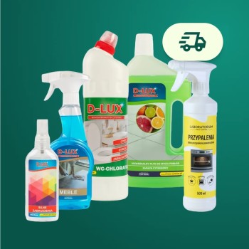 Zestaw Podręczny 1 + D-LUX Silne Zabrudzenia 100ml Z Darmową Wysyłką I Rabatem
