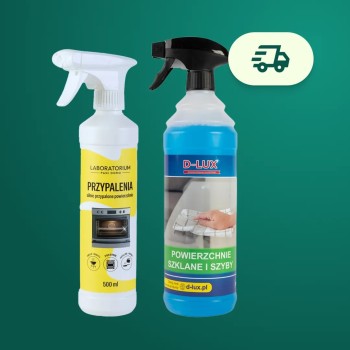 Zestaw D-LUX Przypalenia + Powierzchnie szklane z Darmową wysyłką