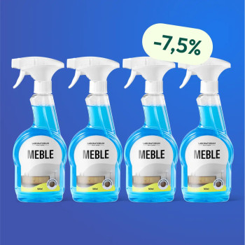 D-LUX Meble 500 ml - Zestaw 4 butelek z rabatem i darmową wysyłką