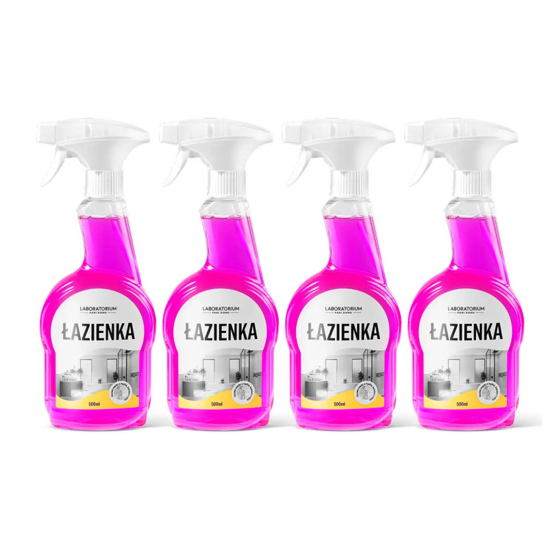 D-LUX Łazienka 500 ml - Zestaw 4 butelek z rabatem i Darmową Wysyłką D-LUX Łazienka 500 ml - Zestaw 4 butelek z rabatem i Darmową Wysyłką