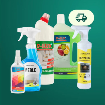 Zestaw Podręczny 1 + D-LUX Silne Zabrudzenia 100ml Z Darmową Wysyłką I Rabatem
