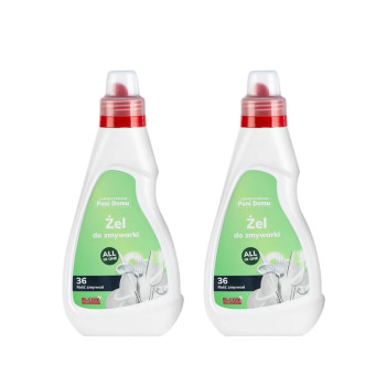D-LUX Żel do zmywarki ALL IN ONE 720 ml - Zestaw 2 Butelek z Rabatem