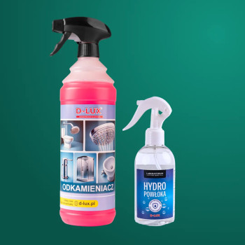 Zestaw D-LUX Odkamieniacz 1L + Powłoka Hydrofobowa 250 ml
