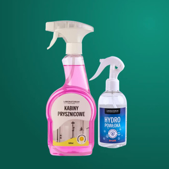 Zestaw D-LUX Powłoka Hydrofobowa 250ml + D-LUX Kabiny Prysznicowe 500ml