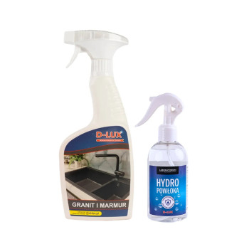 Zestaw D-LUX Powłoka Hydrofobowa 250ml + D-LUX Granit I Marmur 500ml