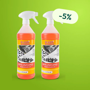 D-LUX Odtłuszczacz pomarańcza  1 L - Zestaw 2 butelek z rabatem