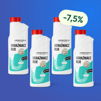 D-LUX - Udrażniacz Do Rur 500ml - Zestaw 4 butelek z rabatem