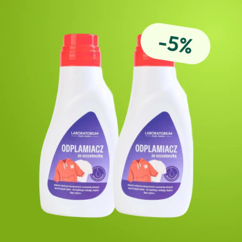 D-LUX Odplamiacz ze szczoteczką 250 ml  - Zestaw 2 Butelek z Rabatem