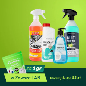 Zestaw Niezbędny z Rabatem + Kapsułki do zmywarki Zawsze LAB