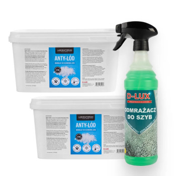 D-LUX Anty-Lód - Preparat do usuwania lodu i śniegu - 4kg