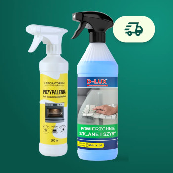 Zestaw D-LUX Przypalenia + Powierzchnie szklane z Darmową wysyłką