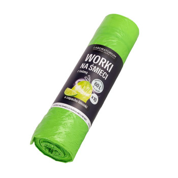 Laboratorium Pani Domu  Worki na śmieci zapachowe 60l z taśmą 10szt