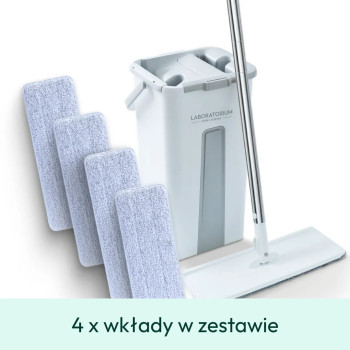 Zestaw Mop Kompaktowy + 2 Zapasowe Wkłady