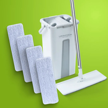 Zestaw Mop Kompaktowy + 2 Zapasowe Wkłady