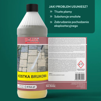 Środek do czyszczenia kostki brukowej - D-LUX - Kostka brukowa 1000 ml