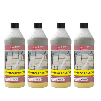 D-LUX - Kostka Brukowa 1l - Zestaw 4 Butelek z Rabatem i Darmową Wysyłką