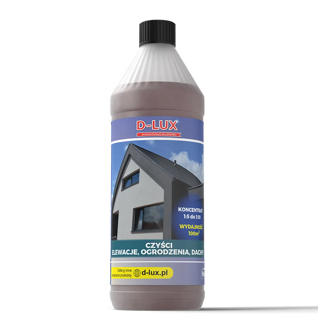 D-LUX Płyn do czyszczenia elewacji, ogrodzeń i dachów 1l