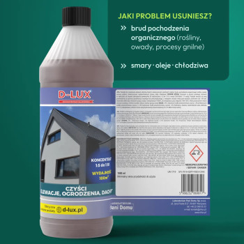 D-LUX Płyn do czyszczenia elewacji, ogrodzeń i dachów 1l