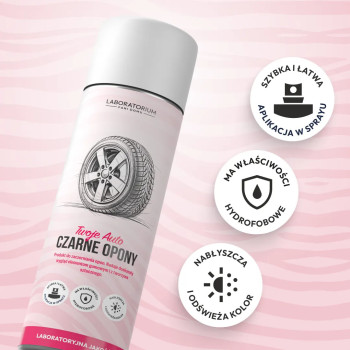 Laboratorium Pani Domu Twoje Auto CZARNE OPONY 400ml