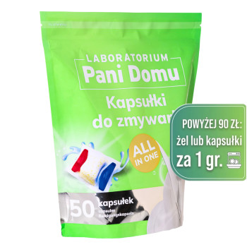 Laboratorium Pani Domu Kapsułki 3 komorowe do zmywarki 50 szt