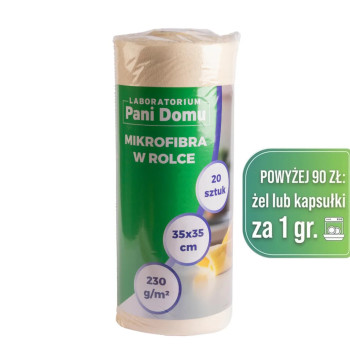 Laboratorium Pani Domu Mikrofibra w rolce - 1 rolka (20 arkuszy)