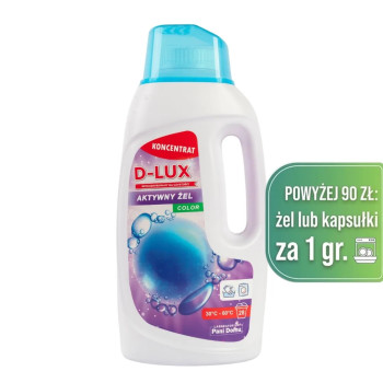 D-LUX - Aktywny żel do prania 1,4 l Color Koncentrat - 28 prań