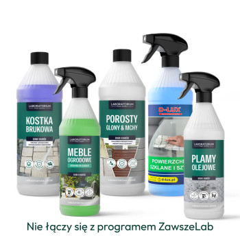 Zestaw do czyszczenia wokół domu z płynem na plamy olejowe za 1 zł, rabatem i darmową wysyłką