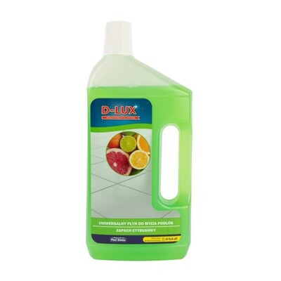 D-LUX Podłogi bez smug Citrus - Płyn do mycia podłóg 1L