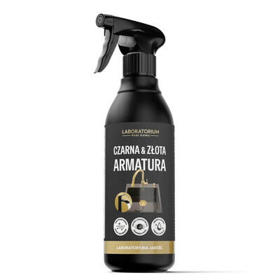 Laboratorium Pani Domu Czarna & Złota Armatura 500 ml