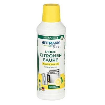 HEITMANN pure Czysty kwas cytrynowy 500 ml - naturalny odkamieniacz